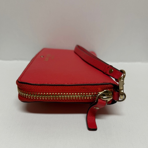 Kate Spade Vibrant Red Zip-Around Wallet - Picture 5 of 7
